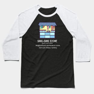 BnW: Sari-Sari Store Baseball T-Shirt